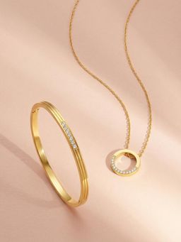 Palmonas - Women Halo Lustre Jewellery Set