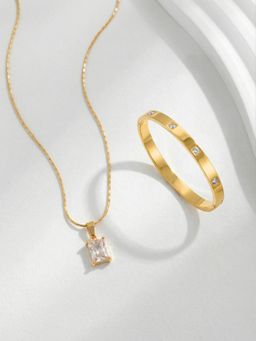 Palmonas - Women Crystal Charm Jewellery Set
