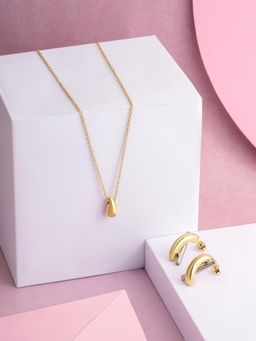 Palmonas - Women Dual Tone Fusion Jewellery Set