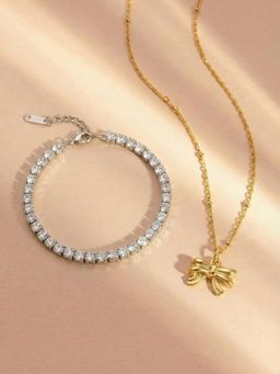 Palmonas - Women Twinkling Bow Jewellery Set