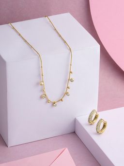 Palmonas - Women Soft Radiance Sten Studded Jewellery Set