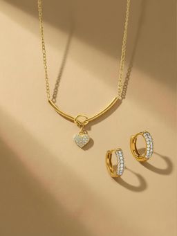 Palmonas - Women Luminous Heart Charm Jewellery Set