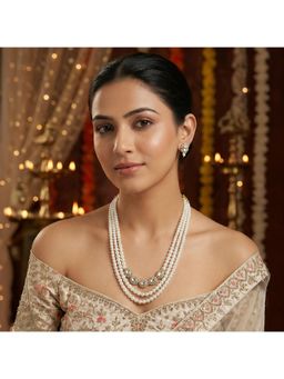 Nuyug - Women Naira Fresh Water Pearl Layered Necklace Set