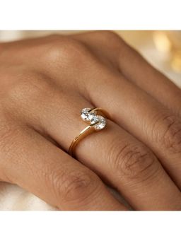 Nuyug - Women Lusty Dazzle Adjustable Solitaire Ring