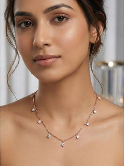 Nuyug - Women Glorious American Diamond Necklace