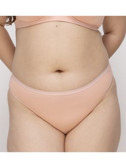 MIEZ - Pink Premium Mid Rise Mesh Bikini Panty