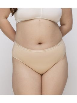 MIEZ - Beige High Rise Hipster Panty