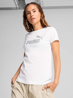 Puma - White Printed Regular T-Shirt