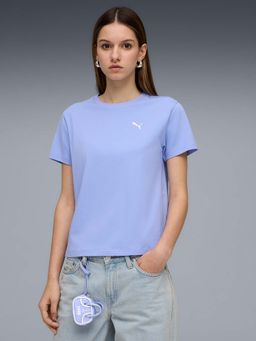 Puma - Purple Solid Relaxed T-Shirt
