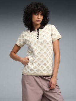 Puma - White Printed Regular Polo T-Shirt