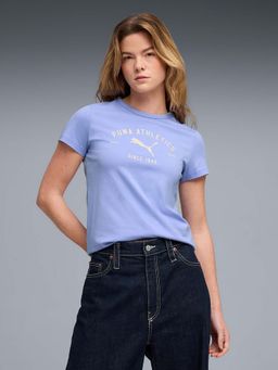 Puma - Purple Printed Regular T-Shirt