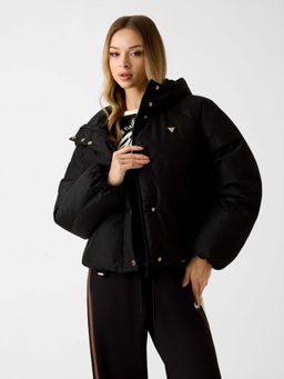 Guess - Black Solid Regular Jacket