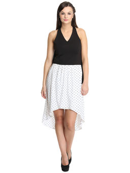 Dodo & Moa - Women Polka Dots Halter Neck Dress