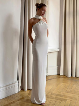 Miakee - White Mennekes Maxi Dress