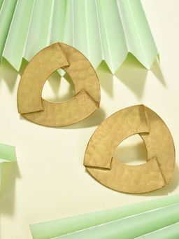 Sohi - Women Gold Contemporary Stud Earring