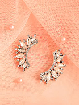 Sohi - Women Gold Plated Party Designer Stone Ear Cuff