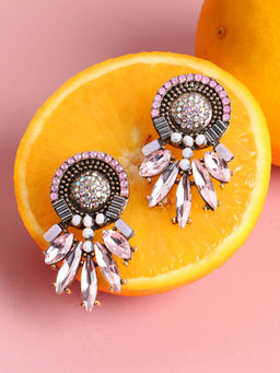 Sohi - Multi-Color Handmade Stone Drop Earrings