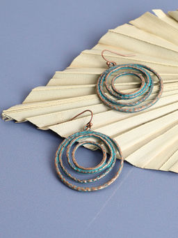 Sohi - Gold Plated Drop Earrings