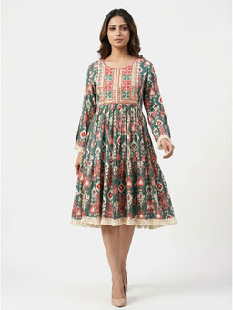 GAIIA - Multi-Colour Bloom Theory Embroidered Dress