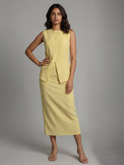 Exude - Sunset Sorbet Asymmetric Top with Skirt