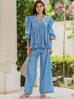 HOUSE OF JAMOTI - Marina Gingham Checks Co-Ord Set