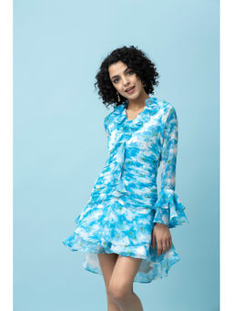 Beatnik - Bodycon Sky Blue Dress