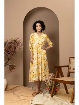 Beatnik - A-Line Yellow Dress
