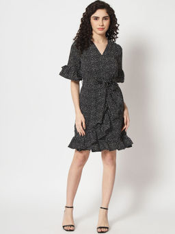 Beatnik - Peasant Black Dress