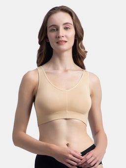 Jockey - 1870 Wirefree Padded Tencel Micro Modal Elastane Lounge Bra - Skin