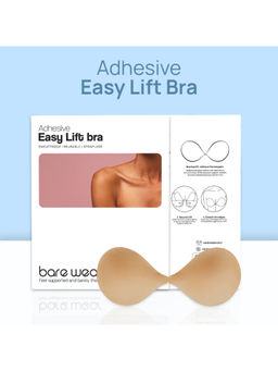 bare wear - Beige Adhesive Silicone Easy Lift Bra for Women