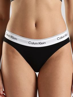 Calvin Klein - Black Solid Low Rise Bikini Brief