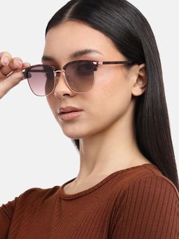 Carlton London - Women UV Protected Brown Lens Square Sunglasses