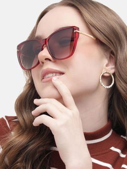 Carlton London - Women UV Protected Brown Lens Cat Eye Sunglasses