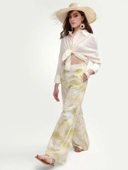 RAREISM - Women Green Printed Trousers