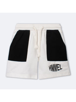 Himmel - Unisex White Colorblock Shorts