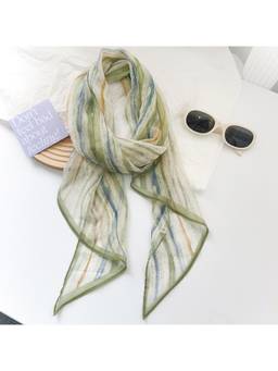 CrossKulture - Chiffon Multi-Color Scarf for Women