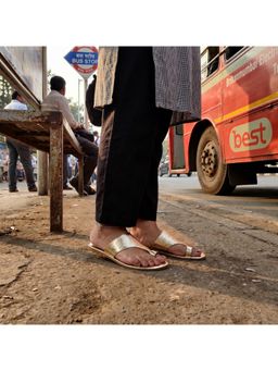 SKO - Amalfi Gold Textured Flats
