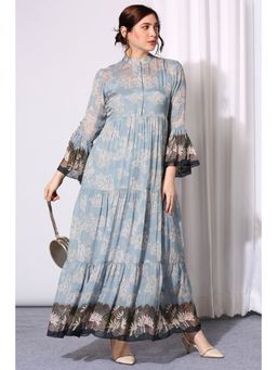 Soup by Sougat Paul - Conversational Printed Tiered Dress