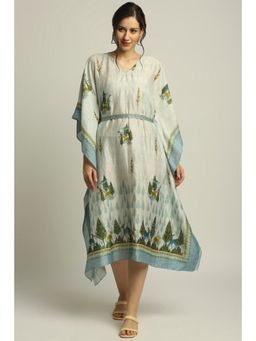 Soup by Sougat Paul - Nature Collective Printed Kaftan with Belt