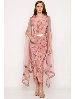 Soup by Sougat Paul - Winddance Printed Dress with Cape