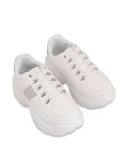 Hamster London - Heli Silver Stripe Party Sneakers