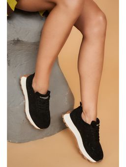 Hamster London - Love Stone Black Sneakers