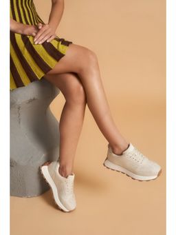 Hamster London - Love Stone Off White Sneakers