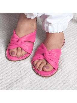 AUZORI - Sassy Twisted Pink Flats