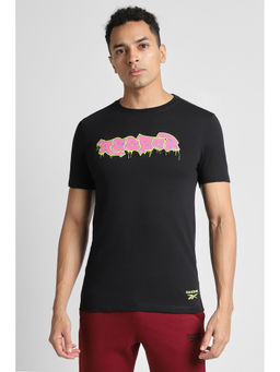 Reebok - Black Men T-Shirt