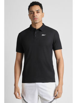 Reebok - Black Men Polo T-Shirt
