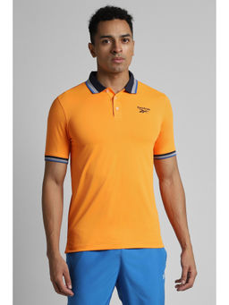 Reebok - Orange Men Polo T-Shirt