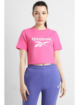 Reebok - Pink Women Brand Carrier Lifestyle Crop W