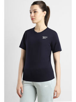 Reebok - Navy Blue Women Live In Tee W Reg