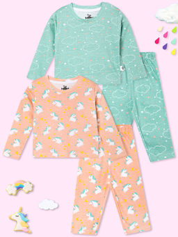 The Mom Store - Cloud Mine, Dreamy Unicorn Top & Pyjama (Pack of 2)